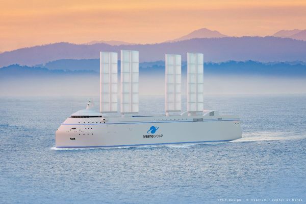 VPLP design signe son premier navire de transport maritime équipé des ailes Oceanwings®