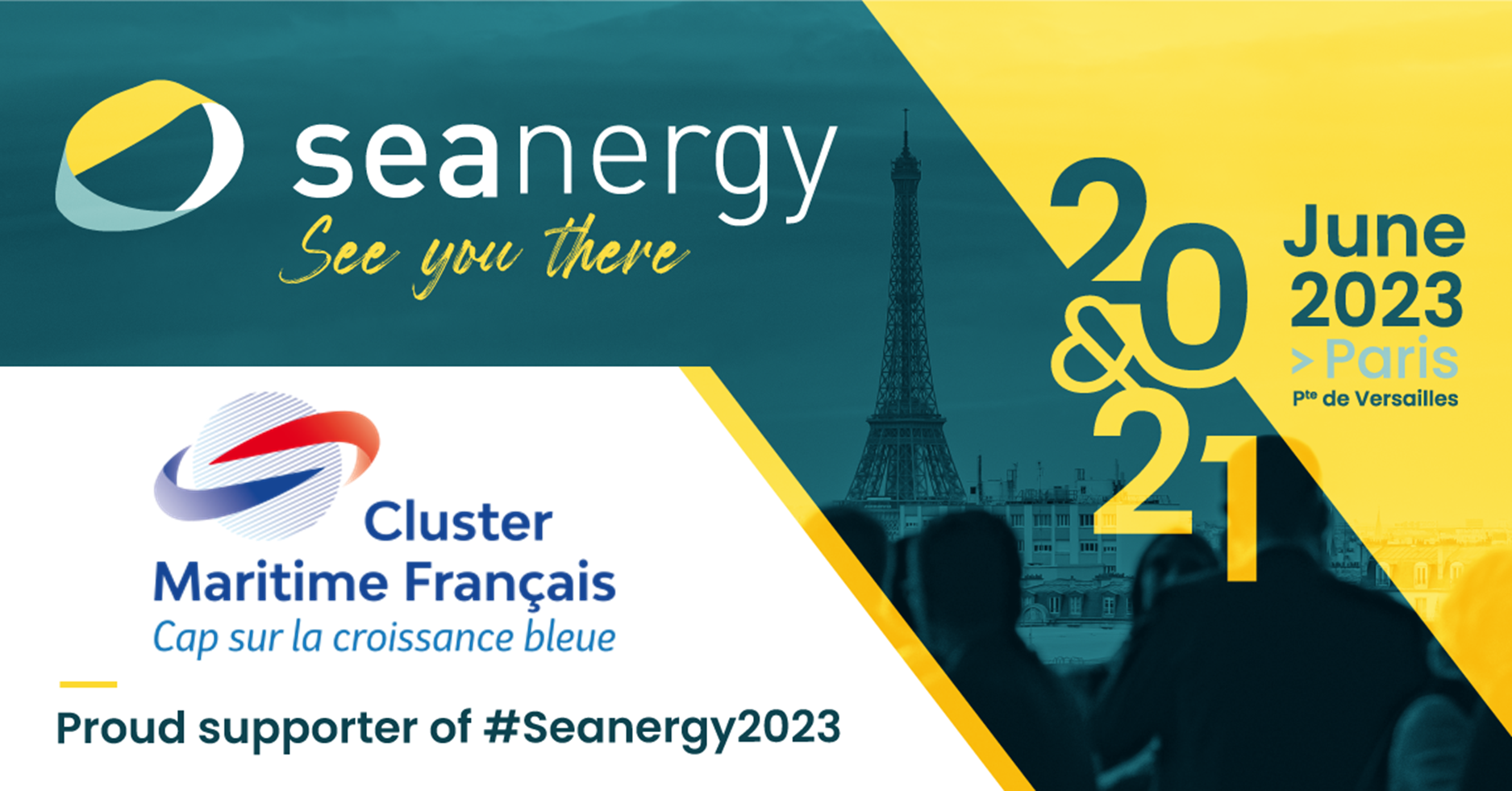 Seanergy, les 20 et 21 juin 2023 à Paris expo Porte de Versailles : offre exceptionnelle aux membres du CMF