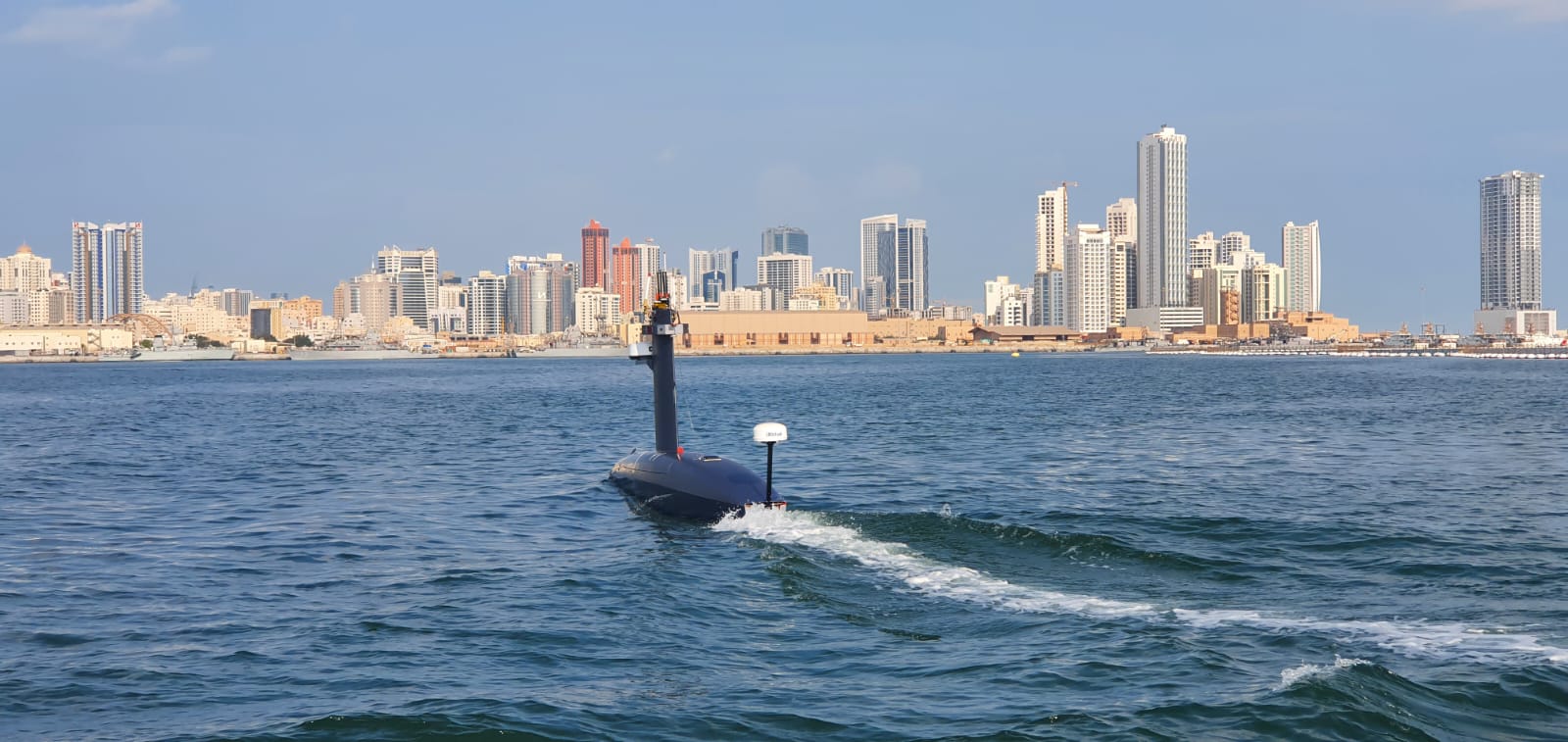 Le drone autonome de surface DriX d’Exail participe au plus grand exercice naval de la région du Moyen-Orient