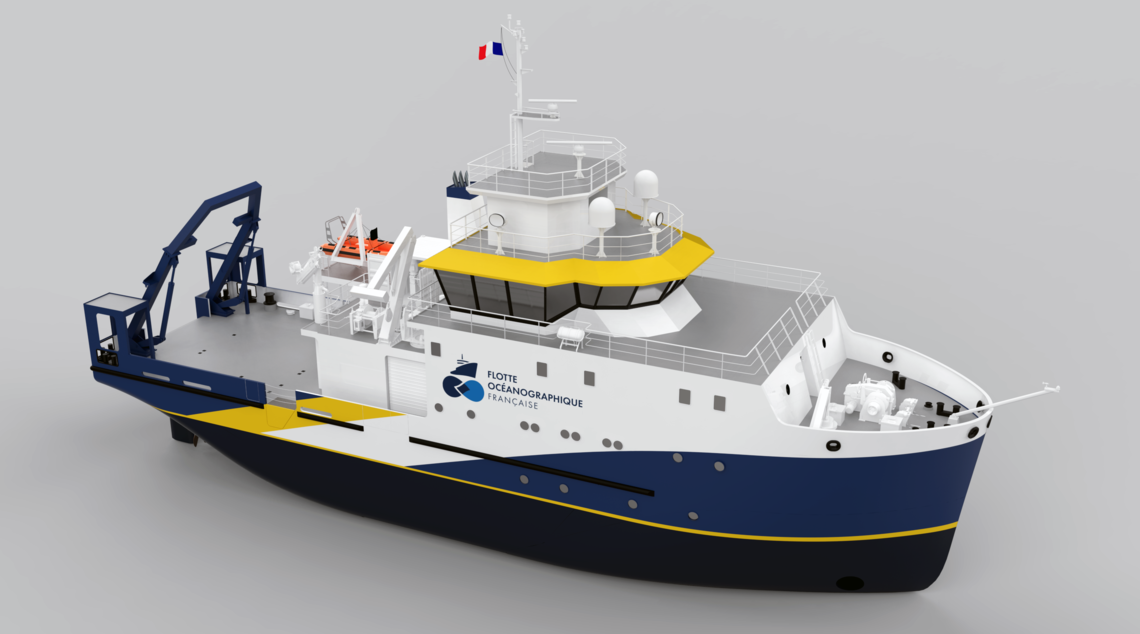Un nouveau navire rejoindra la Flotte océanographique française en 2025