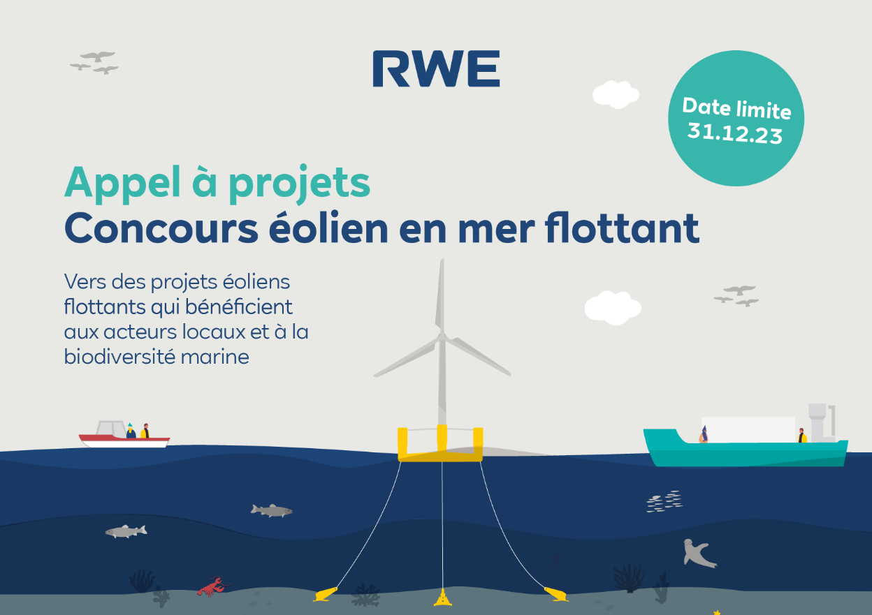 RWE lance le “Floating Wind Co-use Competition” : un appel à projets pour un partage concerté des espaces maritimes