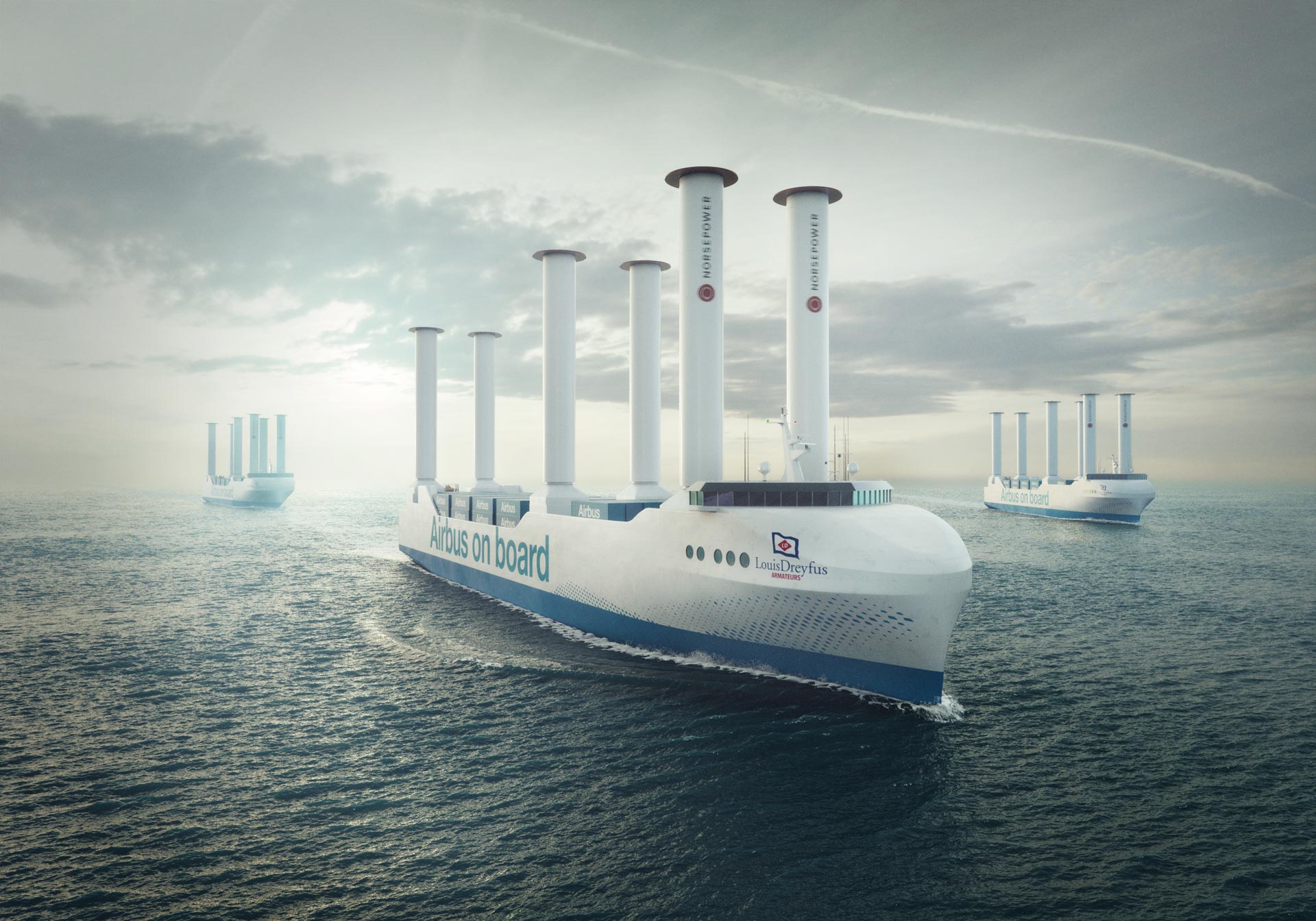 LDA and Norsepower join forces in shipping large airbus aircraft components: future fleet of low-emission roros to use Norsepower rotor sails™