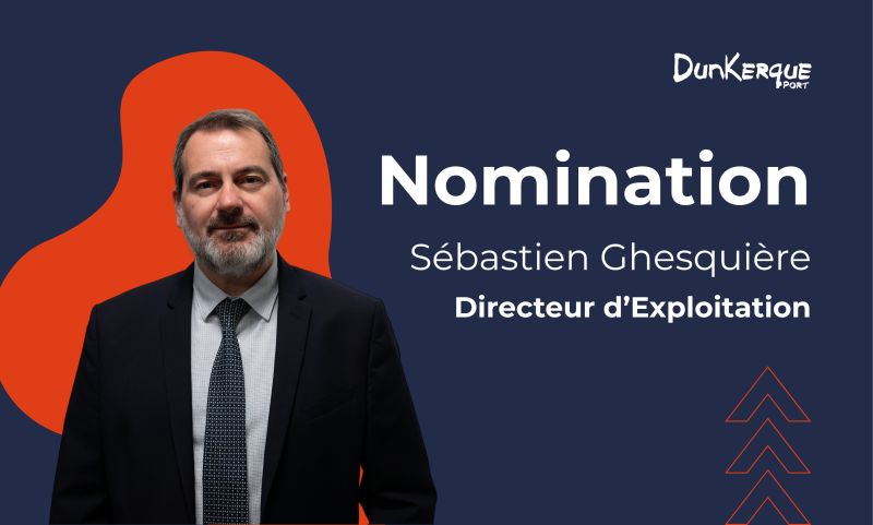nomination de Sebastien Ghesquiere Directeur d’Exploitation
