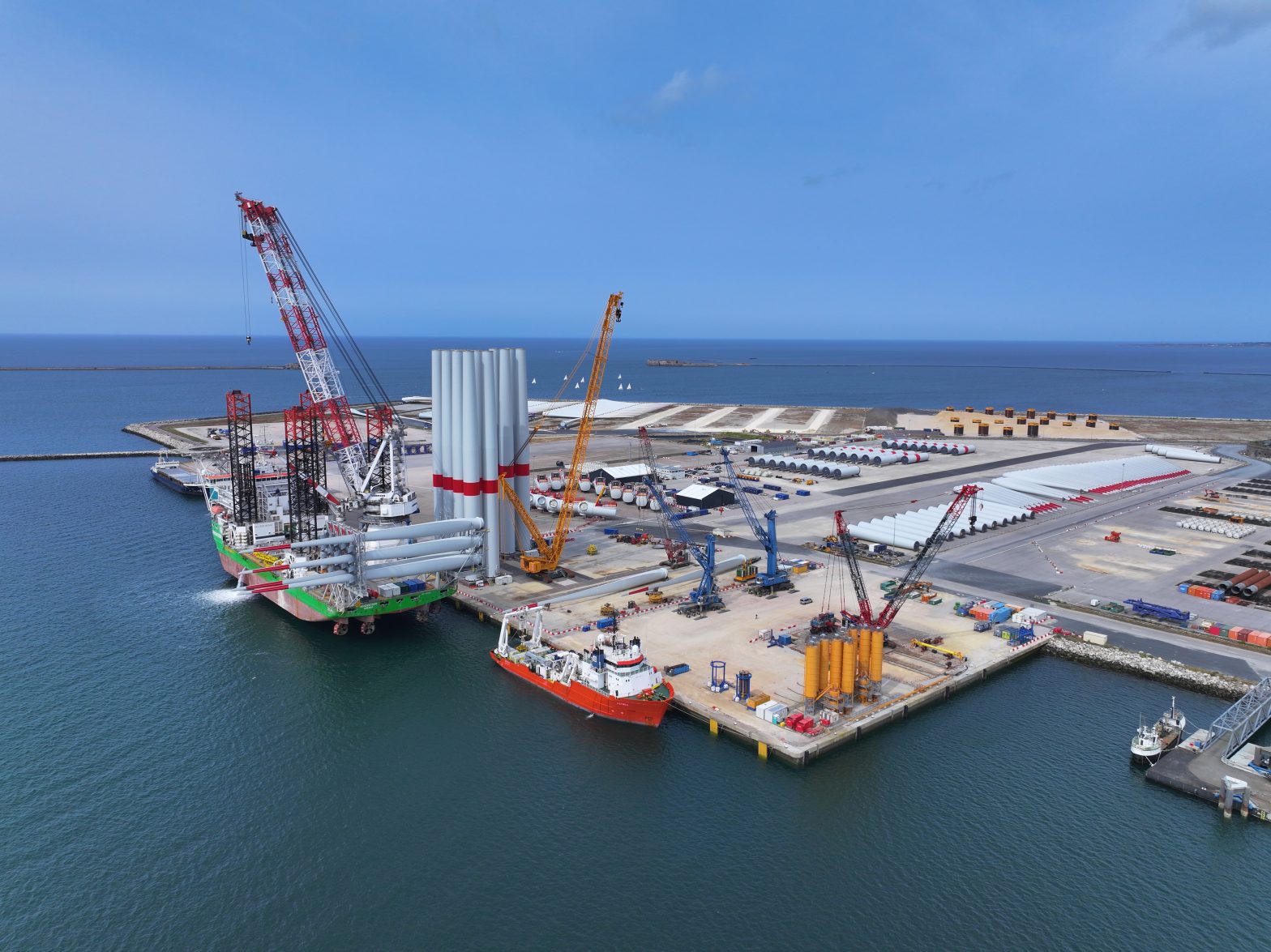 ports de normandie transition énergétique électrification des quais