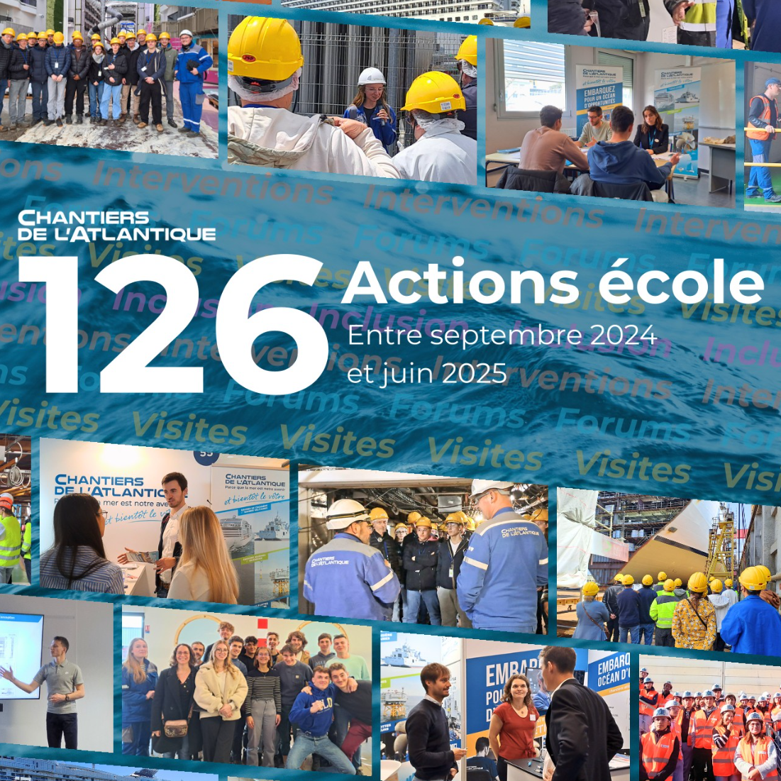 Les Chantiers de l’Atlantique valorisent les métiers du maritime auprès des jeunes