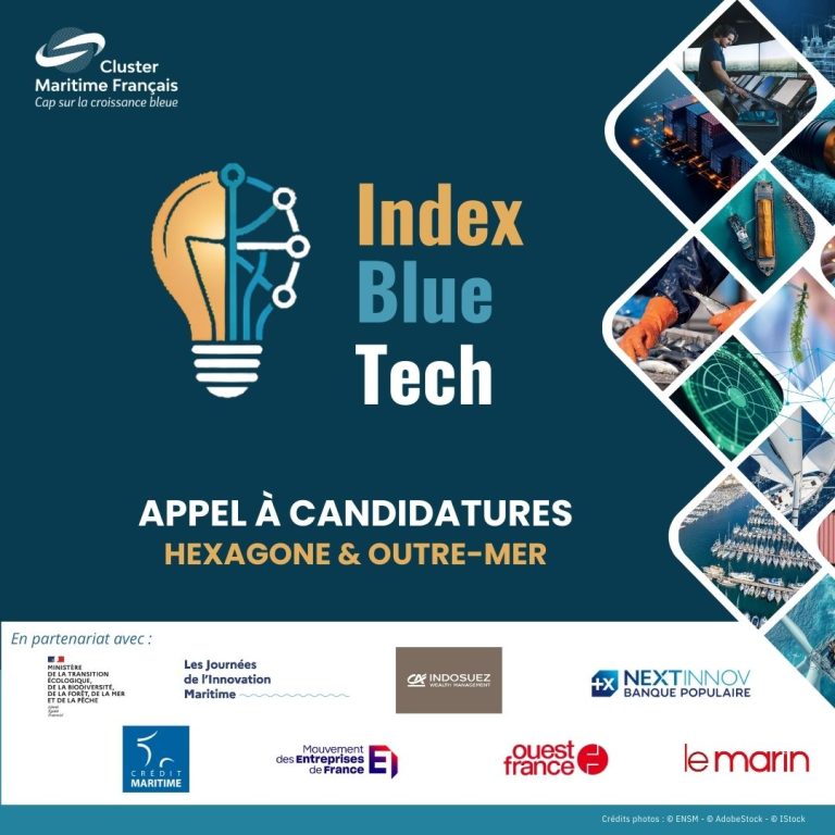 Lancement de la 3ème édition de l’Index Blue Tech hexagone et outre-mer des meilleures startups du maritime
